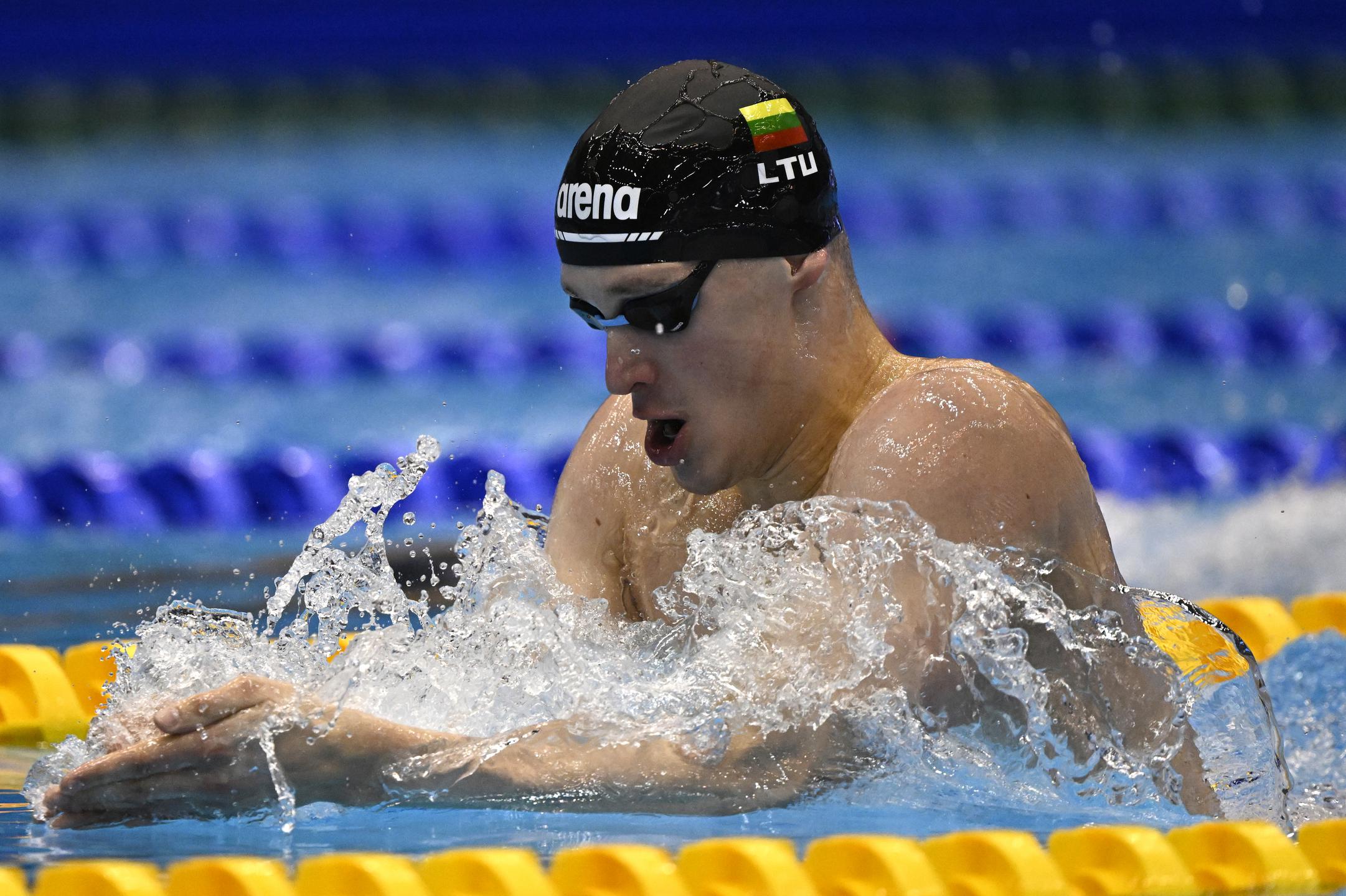 Daniil Pancerevas plaukimo varžybose Atlantoje – trečias